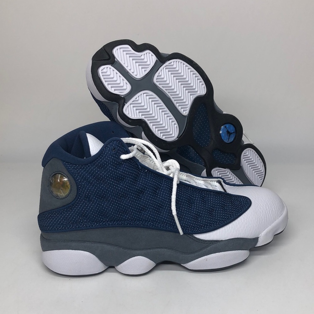 Mens Air Jordan 13 Retro Blue/White 414571-404 NWOB - Picture 1 of 5
